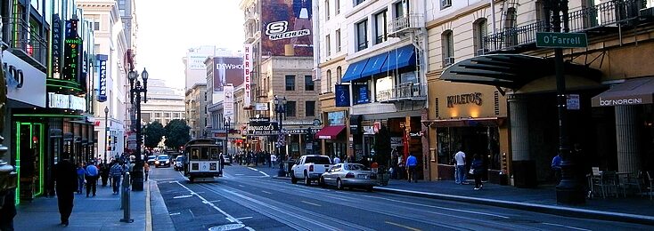 Sanfrancisco的缆车